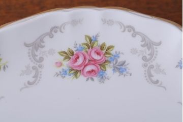 アンティーク雑貨　イギリス　Royal Albert(ロイヤルアルバート) Tranquillity(トランキュリティ)シリーズ　コンポート(洋食器)