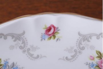 アンティーク雑貨　イギリス　Royal Albert(ロイヤルアルバート) Tranquillity(トランキュリティ)シリーズ　コンポート(洋食器)