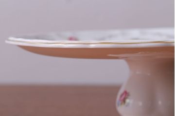 アンティーク雑貨　イギリス　Royal Albert(ロイヤルアルバート) Tranquillity(トランキュリティ)シリーズ　コンポート(洋食器)