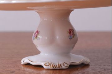 アンティーク雑貨　イギリス　Royal Albert(ロイヤルアルバート) Tranquillity(トランキュリティ)シリーズ　コンポート(洋食器)