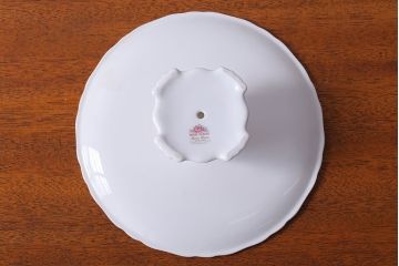 アンティーク雑貨　イギリス　Royal Albert(ロイヤルアルバート) Tranquillity(トランキュリティ)シリーズ　コンポート(洋食器)