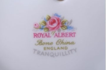 アンティーク雑貨　イギリス　Royal Albert(ロイヤルアルバート) Tranquillity(トランキュリティ)シリーズ　コンポート(洋食器)