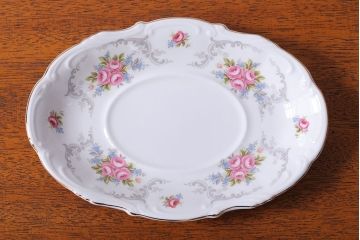 アンティーク雑貨　イギリス　Royal Albert(ロイヤルアルバート)　Tranquillity(トランキュリティ)シリーズ　ソースボート(洋食器)