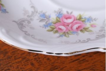 アンティーク雑貨　イギリス　Royal Albert(ロイヤルアルバート)　Tranquillity(トランキュリティ)シリーズ　ソースボート(洋食器)