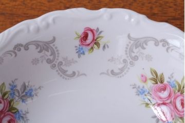 アンティーク雑貨　イギリス　Royal Albert(ロイヤルアルバート)　Tranquillity(トランキュリティ)シリーズ　ケーキ皿など9点(洋食器)