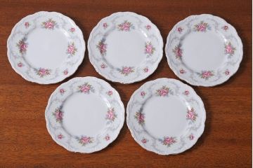 アンティーク雑貨　イギリス　Royal Albert(ロイヤルアルバート)　Tranquillity(トランキュリティ)シリーズ　ケーキ皿など9点(洋食器)