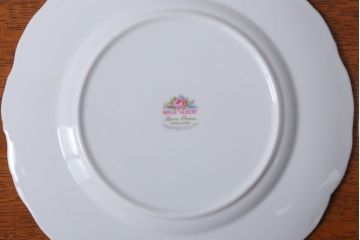 アンティーク雑貨　イギリス　Royal Albert(ロイヤルアルバート)　Tranquillity(トランキュリティ)シリーズ　ケーキ皿など9点(洋食器)