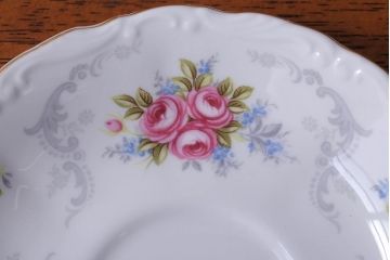 アンティーク雑貨　イギリス　Royal Albert(ロイヤルアルバート)　Tranquillity(トランキュリティ)シリーズ　カップ&ソーサー6客(洋食器)