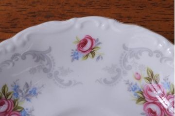 アンティーク雑貨　イギリス　Royal Albert(ロイヤルアルバート)　Tranquillity(トランキュリティ)シリーズ　カップ&ソーサー6客(洋食器)