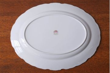アンティーク雑貨　イギリス　Royal Albert(ロイヤルアルバート)　Tranquillity(トランキュリティ)シリーズ　大皿など3点(洋食器)