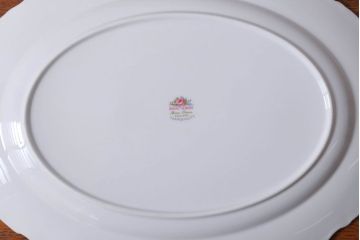 アンティーク雑貨　イギリス　Royal Albert(ロイヤルアルバート)　Tranquillity(トランキュリティ)シリーズ　大皿など3点(洋食器)