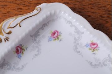 アンティーク雑貨　イギリス　Royal Albert(ロイヤルアルバート)　Tranquillity(トランキュリティ)シリーズ　大皿など3点(洋食器)