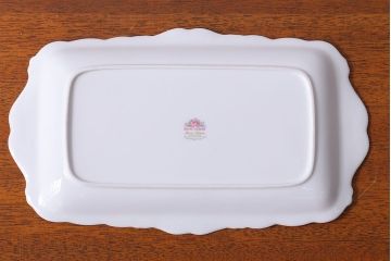 アンティーク雑貨　イギリス　Royal Albert(ロイヤルアルバート)　Tranquillity(トランキュリティ)シリーズ　大皿など3点(洋食器)