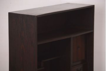アンティーク家具　和製アンティーク　古い木の上品な茶棚(飾り棚)