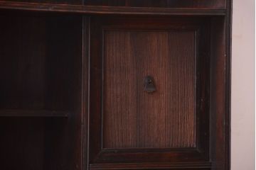アンティーク家具　和製アンティーク　古い木の上品な茶棚(飾り棚)