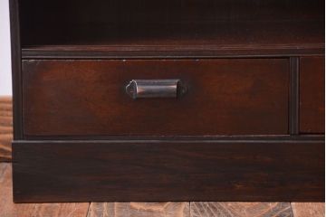 アンティーク家具　和製アンティーク　古い木の上品な茶棚(飾り棚)