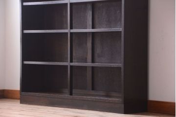 アンティーク家具　和製アンティーク　シックな大型本棚(ブックシェルフ・飾り棚)