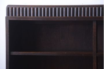 アンティーク家具　和製アンティーク　シックな大型本棚(ブックシェルフ・飾り棚)