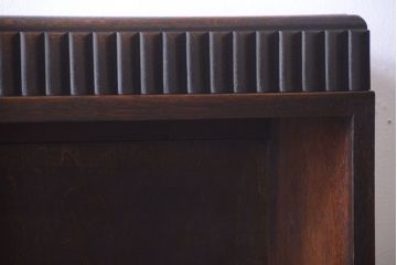 アンティーク家具　和製アンティーク　シックな大型本棚(ブックシェルフ・飾り棚)