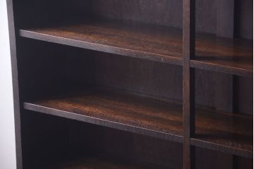 アンティーク家具　和製アンティーク　シックな大型本棚(ブックシェルフ・飾り棚)