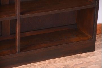 アンティーク家具　和製アンティーク　シックな大型本棚(ブックシェルフ・飾り棚)