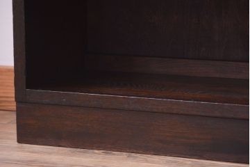 アンティーク家具　和製アンティーク　シックな大型本棚(ブックシェルフ・飾り棚)