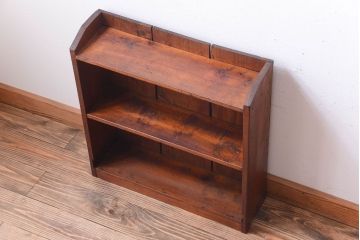 アンティーク家具　和製アンティーク　古い木の小さな本棚