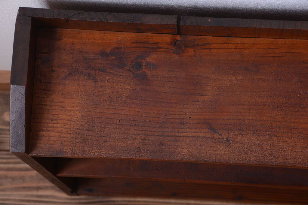 アンティーク家具　和製アンティーク　古い木の小さな本棚