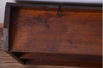 アンティーク家具　和製アンティーク　古い木の小さな本棚