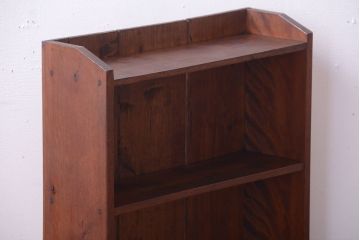 アンティーク家具　和製アンティーク　古い木の小さな本棚