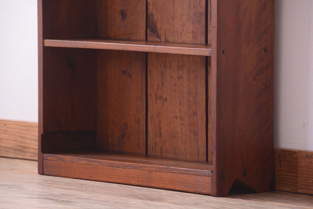 アンティーク家具　和製アンティーク　古い木の小さな本棚