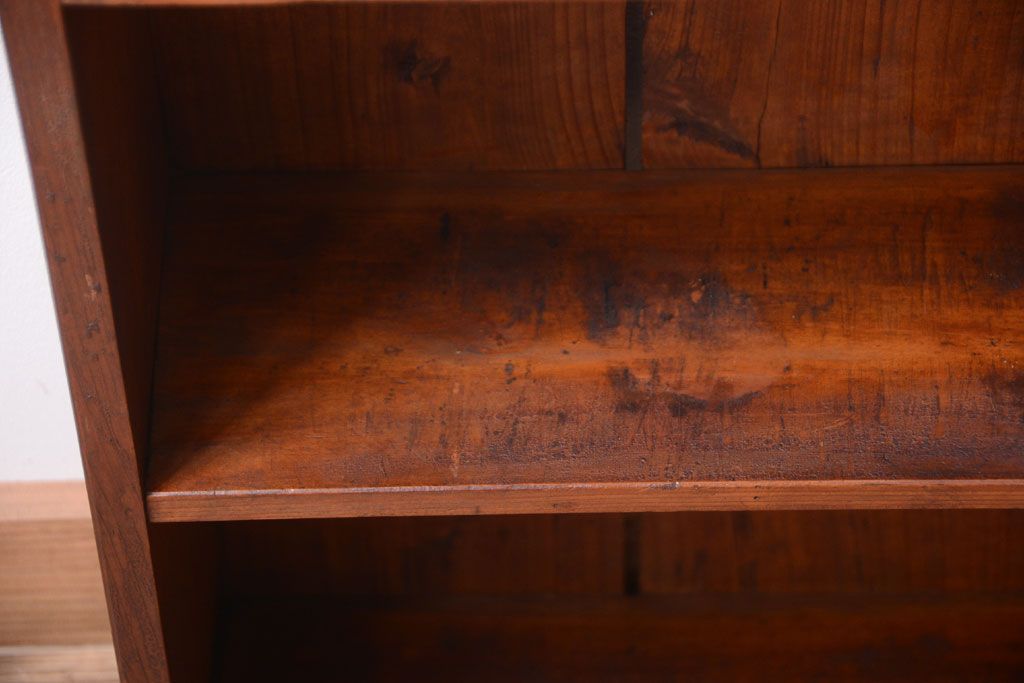 アンティーク家具　和製アンティーク　古い木の小さな本棚