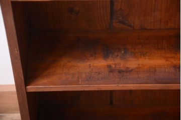 アンティーク家具　和製アンティーク　古い木の小さな本棚