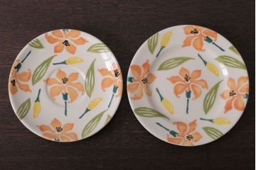 アンティーク雑貨　イギリスビンテージ　WESTFIELD ART POTTERY ポット・カップ&ソーサーなど4点(洋食器)