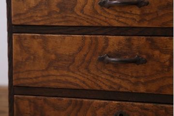 アンティーク家具　和製アンティーク　古い木製の小引き出し