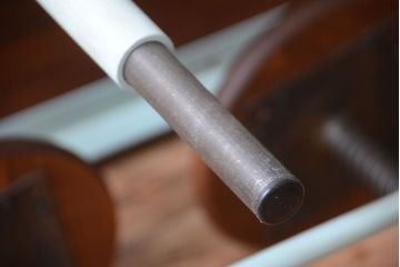 ラフジュ工房オリジナル 8脚格納スツール付き机(テーブル・作業台)