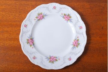 アンティーク雑貨　イギリス　Royal Albert(ロイヤルアルバート)　Tranquillity(トランキュリティ)シリーズ　ディナープレート5枚(洋食器)