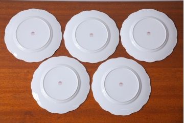 アンティーク雑貨　イギリス　Royal Albert(ロイヤルアルバート)　Tranquillity(トランキュリティ)シリーズ　ディナープレート5枚(洋食器)