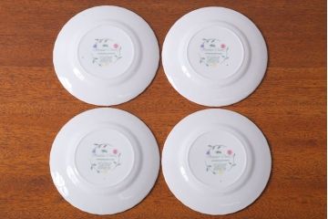 アンティーク雑貨　イギリスビンテージ　JOHNSON BROTHERS(ジョンソン・ブラザーズ)SUMMER CHINTZ(サマーチンツ)シリーズ カップ&ソーサー・皿など6点(洋食器)