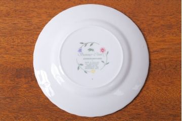 アンティーク雑貨　イギリスビンテージ　JOHNSON BROTHERS(ジョンソン・ブラザーズ)SUMMER CHINTZ(サマーチンツ)シリーズ カップ&ソーサー・皿など6点(洋食器)