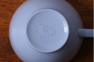 アンティーク雑貨　イギリスビンテージ　JOHNSON BROTHERS(ジョンソン・ブラザーズ)BLUE CLOUD(ブルークラウド)シリーズ カップ&ソーサー6客