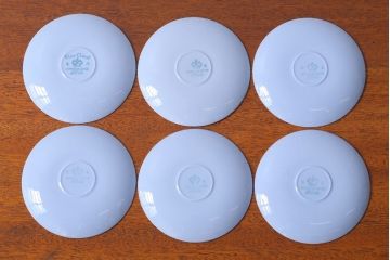 アンティーク雑貨　イギリスビンテージ　JOHNSON BROTHERS(ジョンソン・ブラザーズ)BLUE CLOUD(ブルークラウド)シリーズ カップ&ソーサー6客