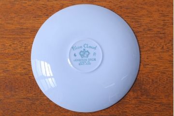 アンティーク雑貨　イギリスビンテージ　JOHNSON BROTHERS(ジョンソン・ブラザーズ)BLUE CLOUD(ブルークラウド)シリーズ カップ&ソーサー6客