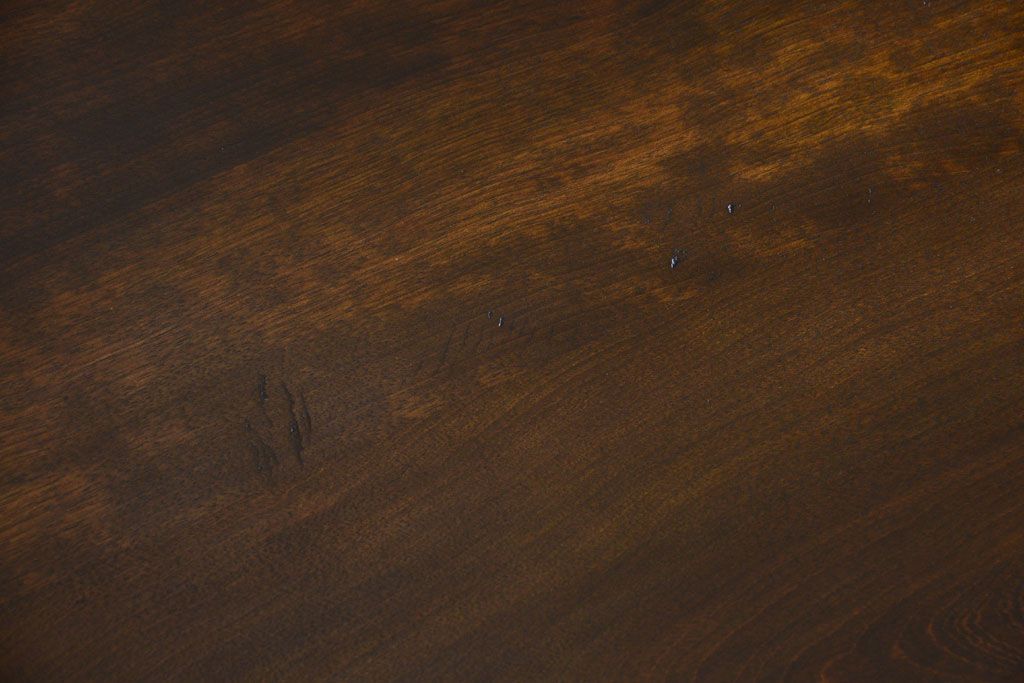 レトロ家具　昭和レトロ　古い木製のアンティーク片袖机(デスク)