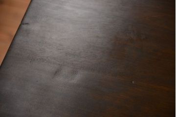 レトロ家具　昭和レトロ　古い木製のアンティーク片袖机(デスク)