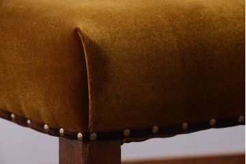 アンティーク家具　大正ロマン　古い洋館のアンティークベンチ(長椅子・ソファ)