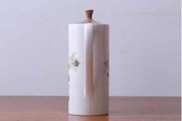 イギリスビンテージ　MYOTT(ミヨット)　Pineconesシリーズ　ティーポット・クリーマー2点(洋食器)