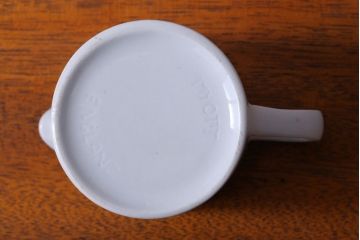 イギリスビンテージ　MYOTT(ミヨット)　Pineconesシリーズ　ティーポット・クリーマー2点(洋食器)
