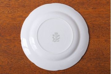 アンティーク雑貨　イギリスビンテージ　Barratts(バラッツ)　カップ&ソーサー2客・プレート2枚(洋食器)