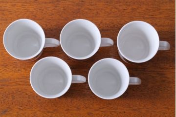 イギリスビンテージ　J&G　MEAKIN(ミーキン)　Inca(インカ)シリーズ　カップ&ソーサー5客(洋食器)